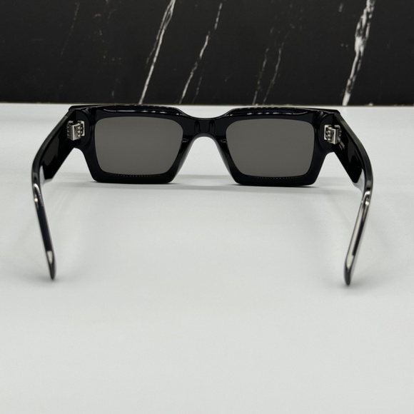 NEW SL572 001 SAINT LAURENT UNISEX BLACK SQUARE SUNGLASSES SAINT LAURENT SL 572 - Picture 10 of 15